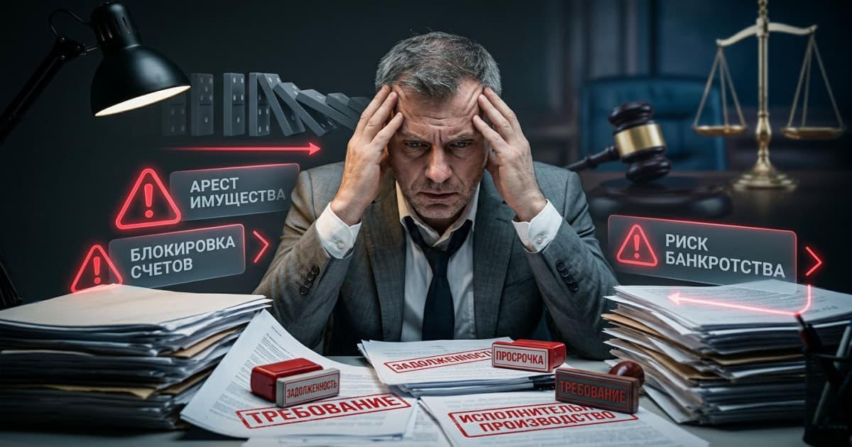 Иллюстрация рекламного проекта о финансовых рисках